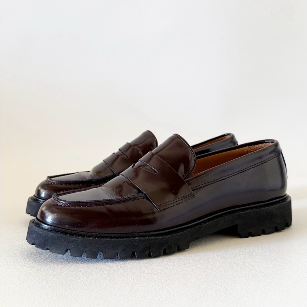 Thursday Boot Company Penny Loafers Leather Classic Chic Preppy Minimalist 8.5 - Picture 4 of 5
